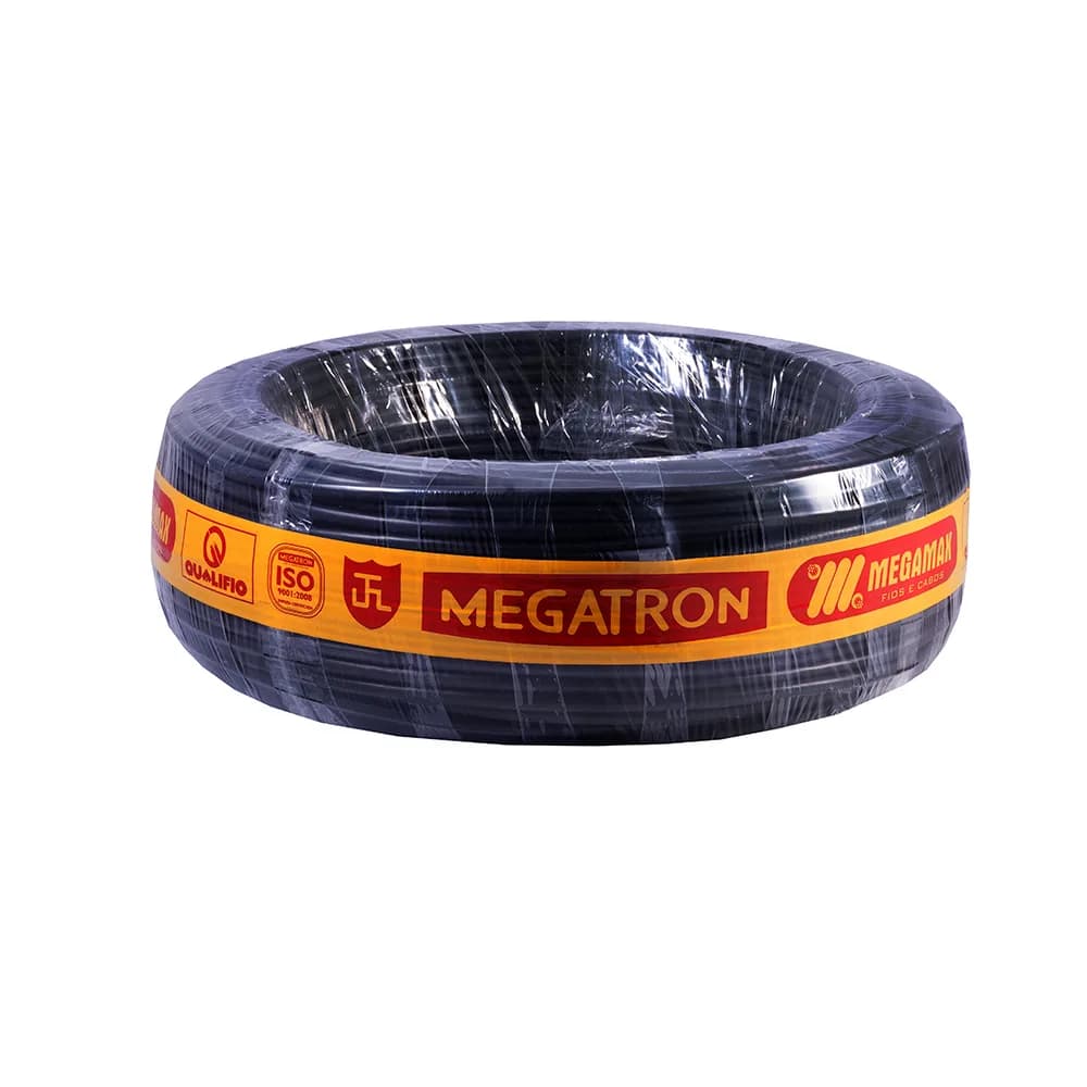 CABO DE REDE 4 PARES CAT5E 100 MTS DUPLA CAPA BLINDADO COBRE MEGATRON