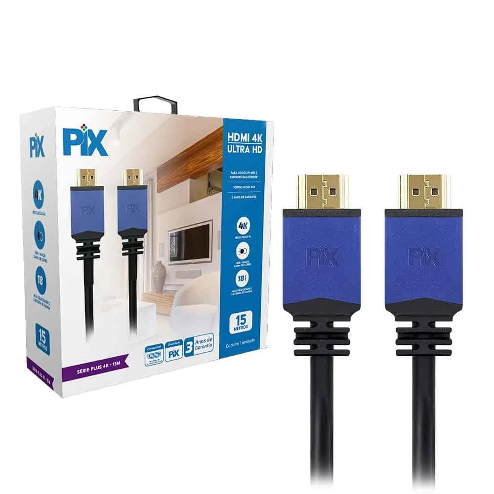 CABO HDMI 2.0 - 4K HDR 19P 15M - COM FILTRO 018-1520