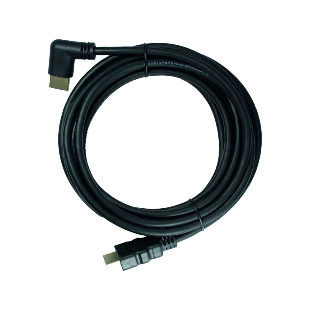 CABO HDMI 2.0 4K HDR 19P 3M 90 GRAUS PIX - 018-3323