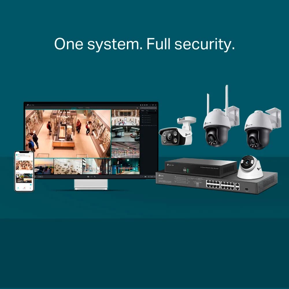 CAMERA IP EXTERNA PAN/TILT 4MP COLORIDA WI-FI TP-LINK VIGI C540-W(4mm)