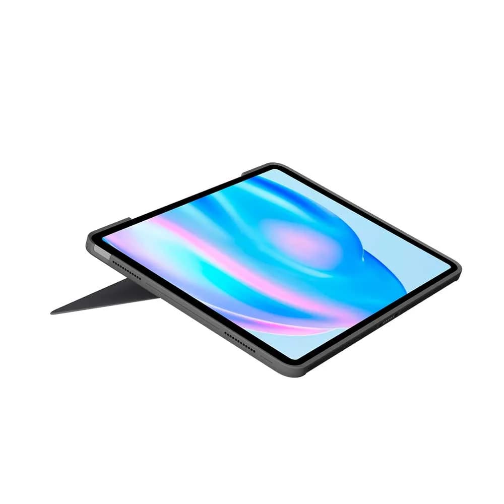 CAPA COM TECLADO LOGITECH PARA IPAD PRO 13 M2 CINZA - 920-012608