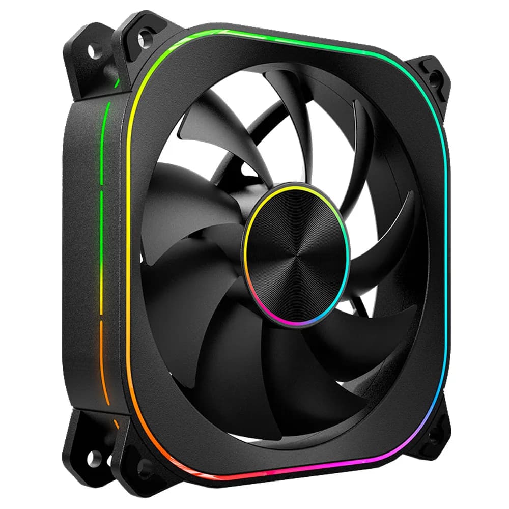 COOLER PARA GABINETE AERION ARGB VEIL S FAN100 PRETO 120MM