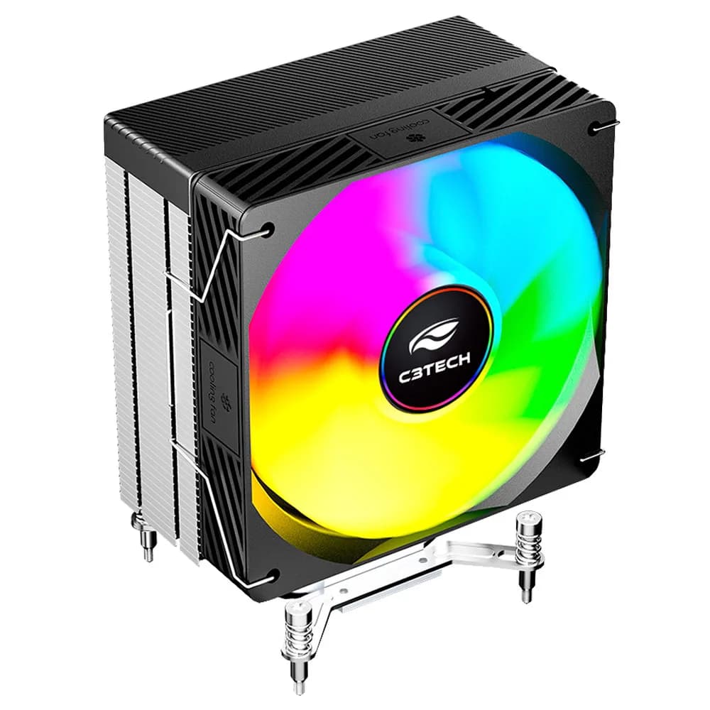 Cooler para Processador C3Tech Multicolor 120mm FC-L140M