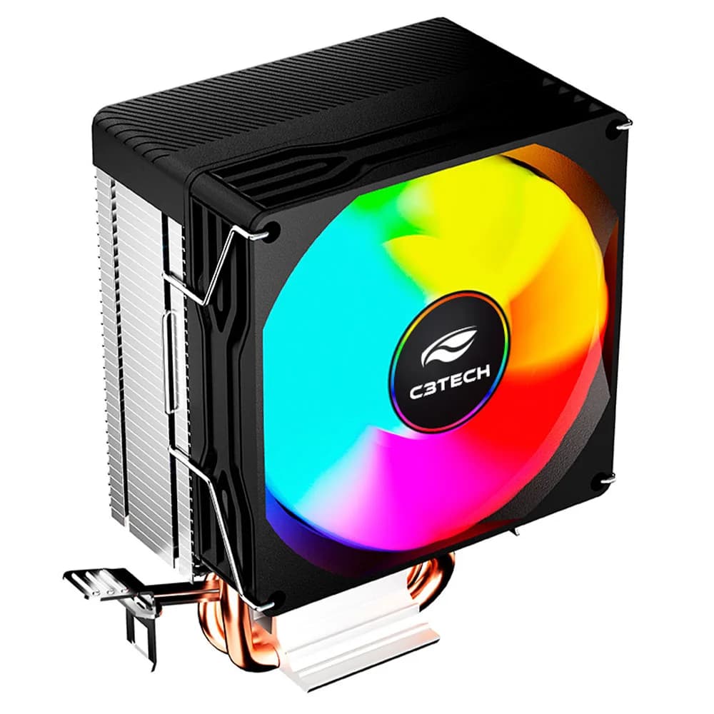 Cooler para Processador C3Tech Multicolor 90mm FC-L120M