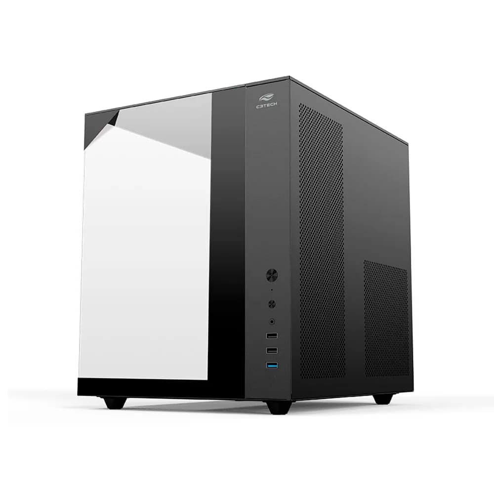 GABINETE GAMER C3TECH AQUARIUS MT-G950BK SEM FONTE PRETO