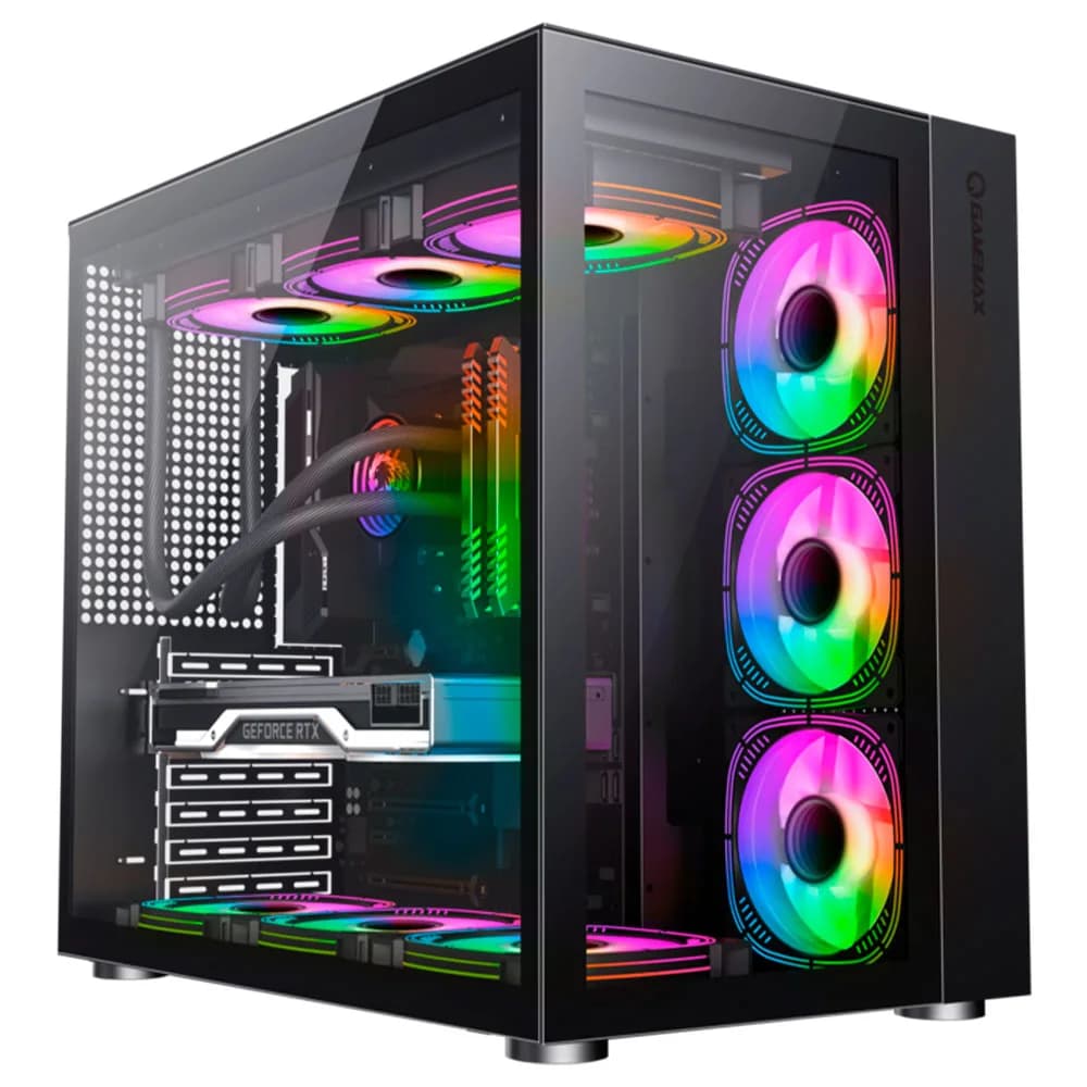 Gabinete Gamer GameMax Lucent BK Mid Tower ATX Preto - X214100901711