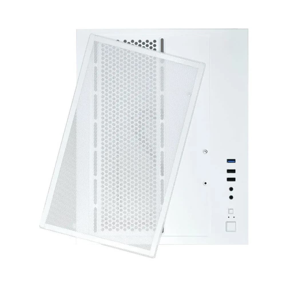 GABINETE GAMER K-MEX AQUARIO CG-W305 BRANCO MICRO ATX SEM FAN