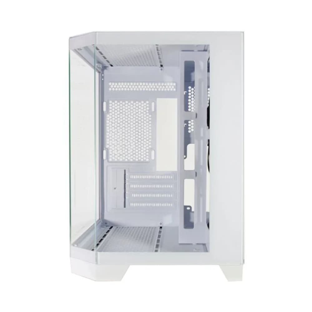 GABINETE GAMER K-MEX AQUARIO CG-W620 ANGULO BRANCO MICRO ATX SEM FAN