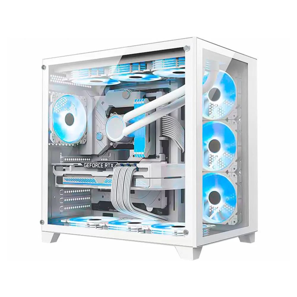 Gabinete Gamer K-Mex Spaceatx White W2R4 sem Fan