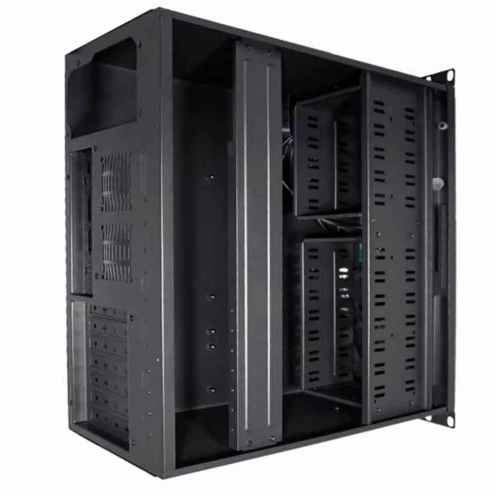 GABINETE K-MEX RACK SEM FONTE PRETO - CR-S350