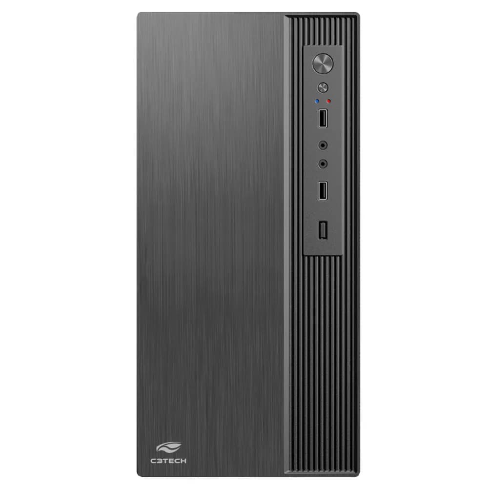 GABINETE MICRO-ATX C3TECH MT-37BK COM FONTE 200W