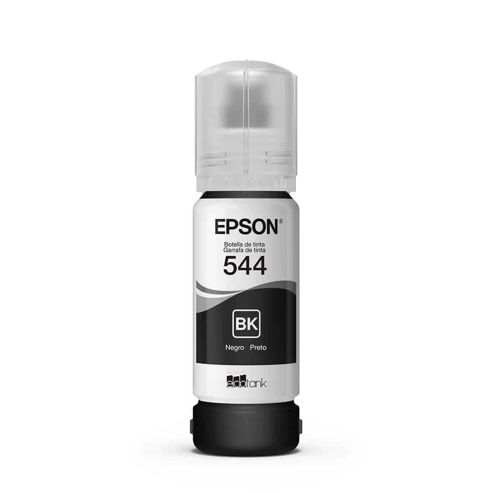GARRAFA / REFIL DE TINTA EPSON T544122-BR PRETA P/ L3110 L3150