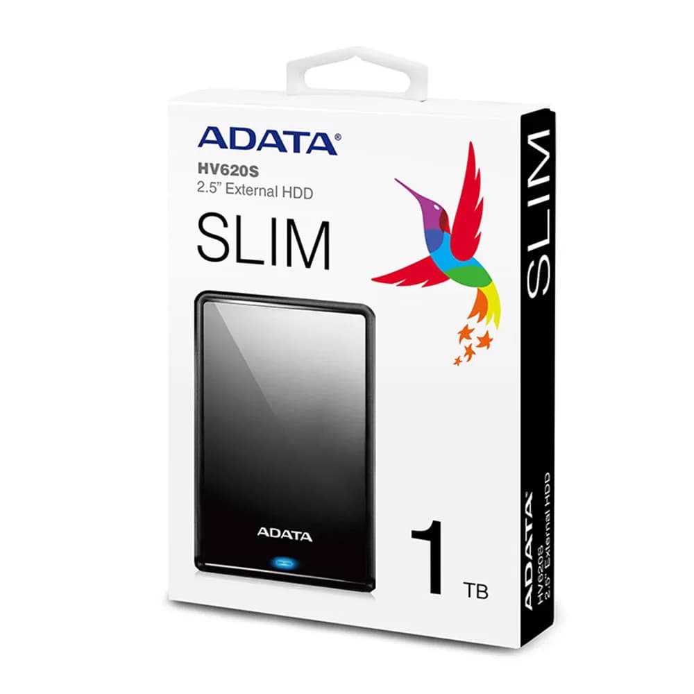HDD EXTERNO 1TB ADATA PRETO 2,5" PORTATIL USB 3.1 AHV620S-1TU31-CBK