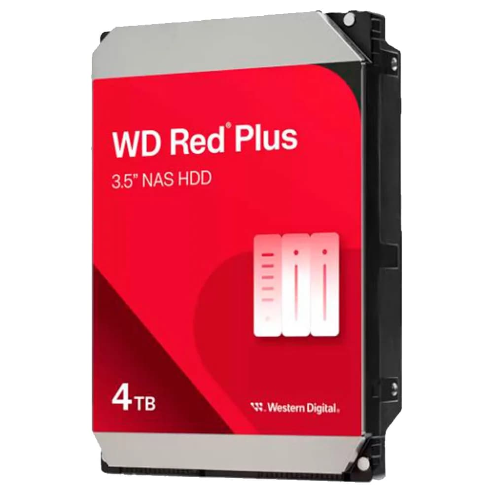 HDD WD RED PLUS 4 TB NAS PARA SERVIDOR 24X7 - WD40EFZZ