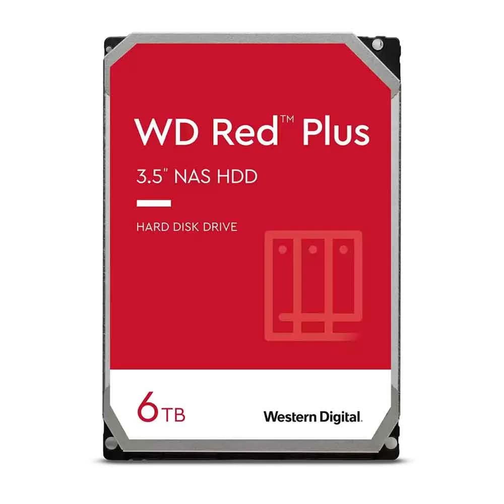 HDD WD RED PLUS 6 TB NAS PARA SERVIDOR 24X7 - WD60EFPX