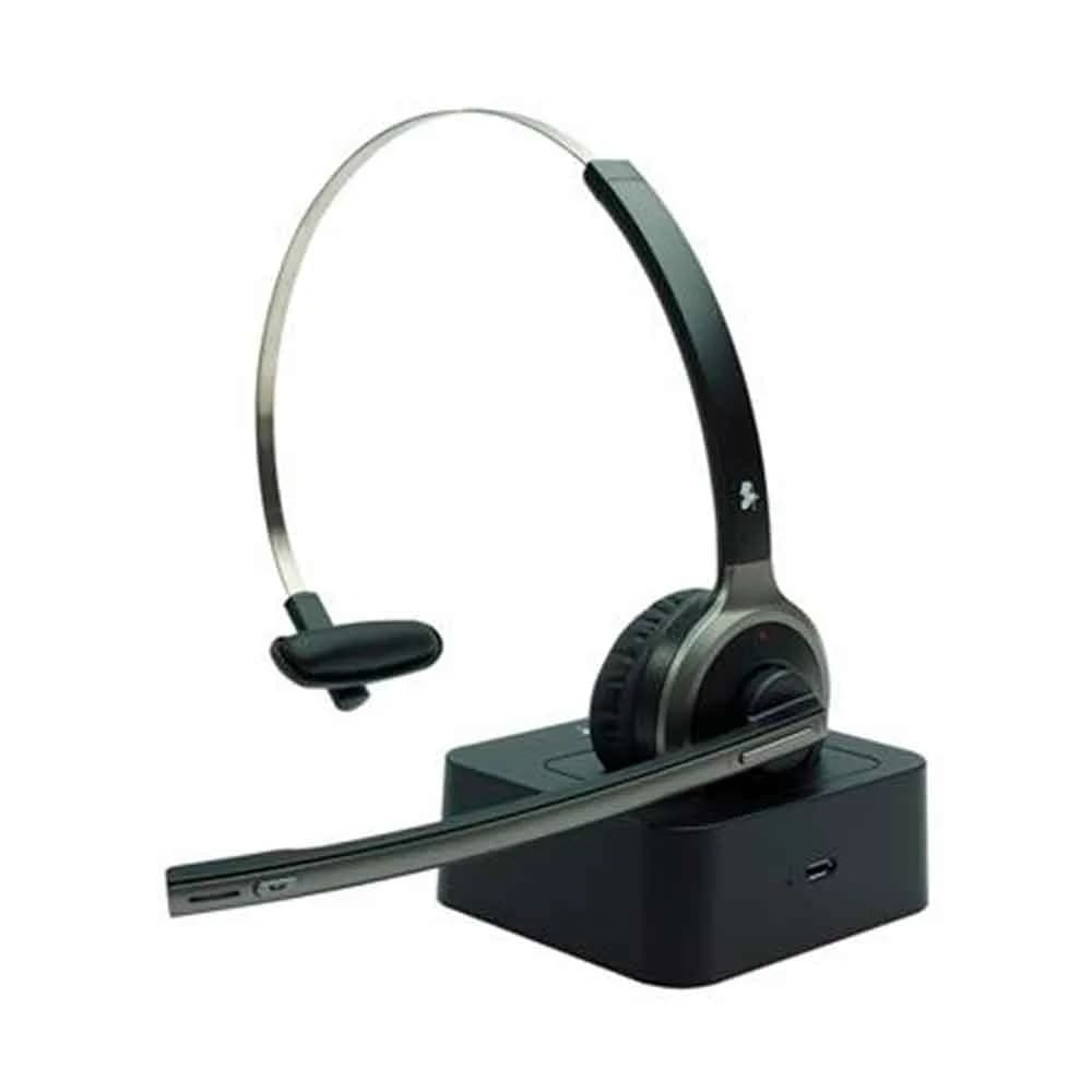 HEADSET BLUETOOTH 5+ OFFICE COM BASE DE RECARGA - HS-202 - 015-0105