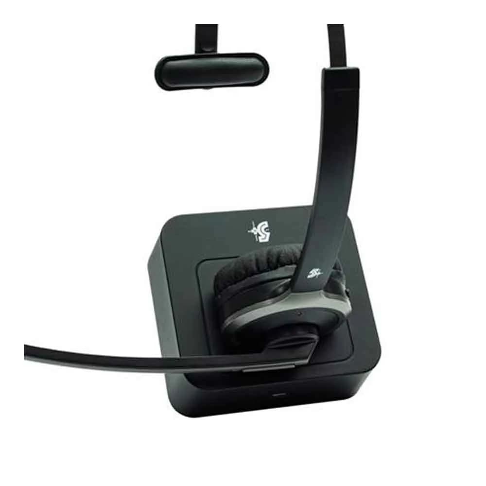 HEADSET BLUETOOTH 5+ OFFICE COM BASE DE RECARGA - HS-202 - 015-0105