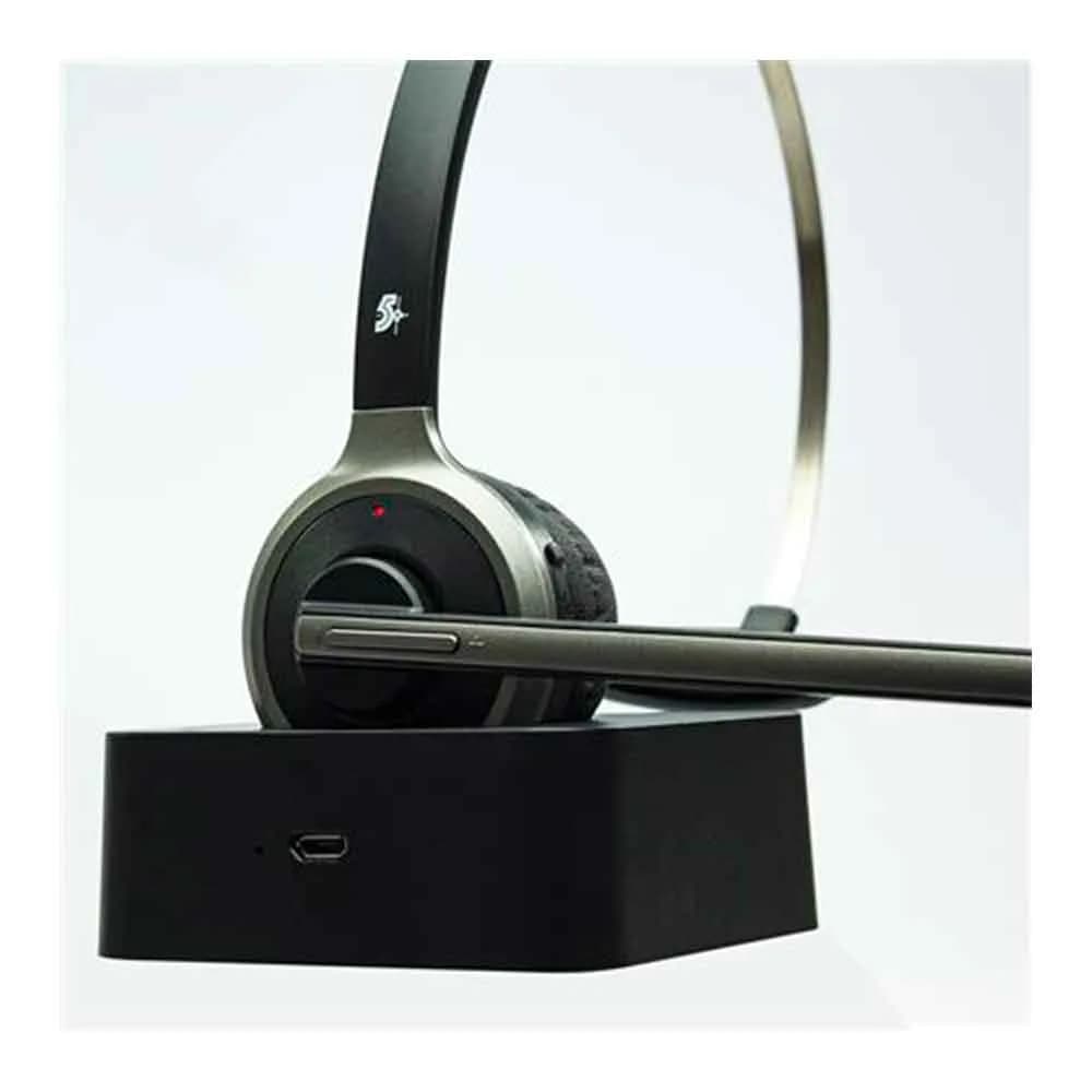 HEADSET BLUETOOTH 5+ OFFICE COM BASE DE RECARGA - HS-202 - 015-0105