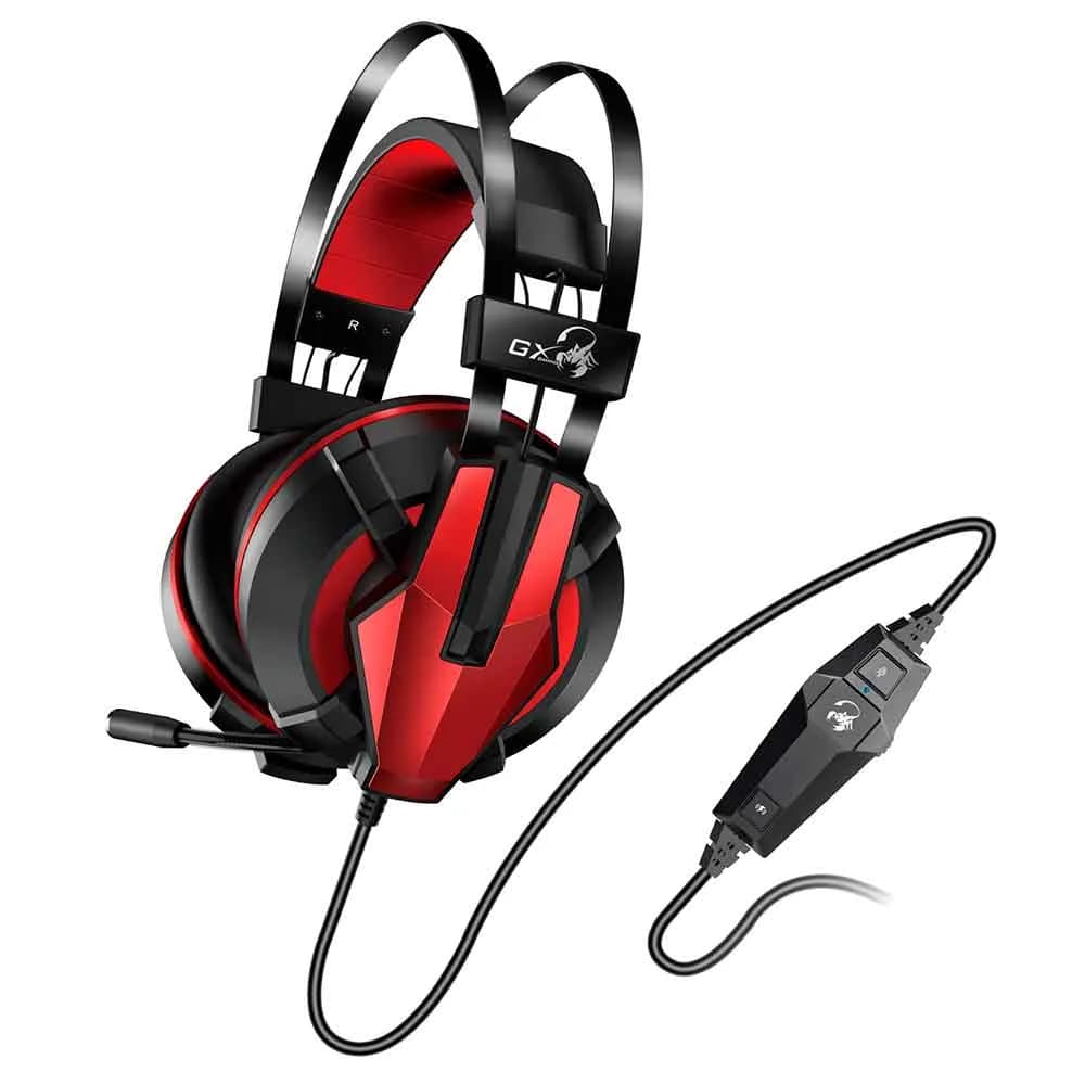 HEADSET GAMER GENIUS 7.1 HS-G710V COM VIBRACAO PRETO