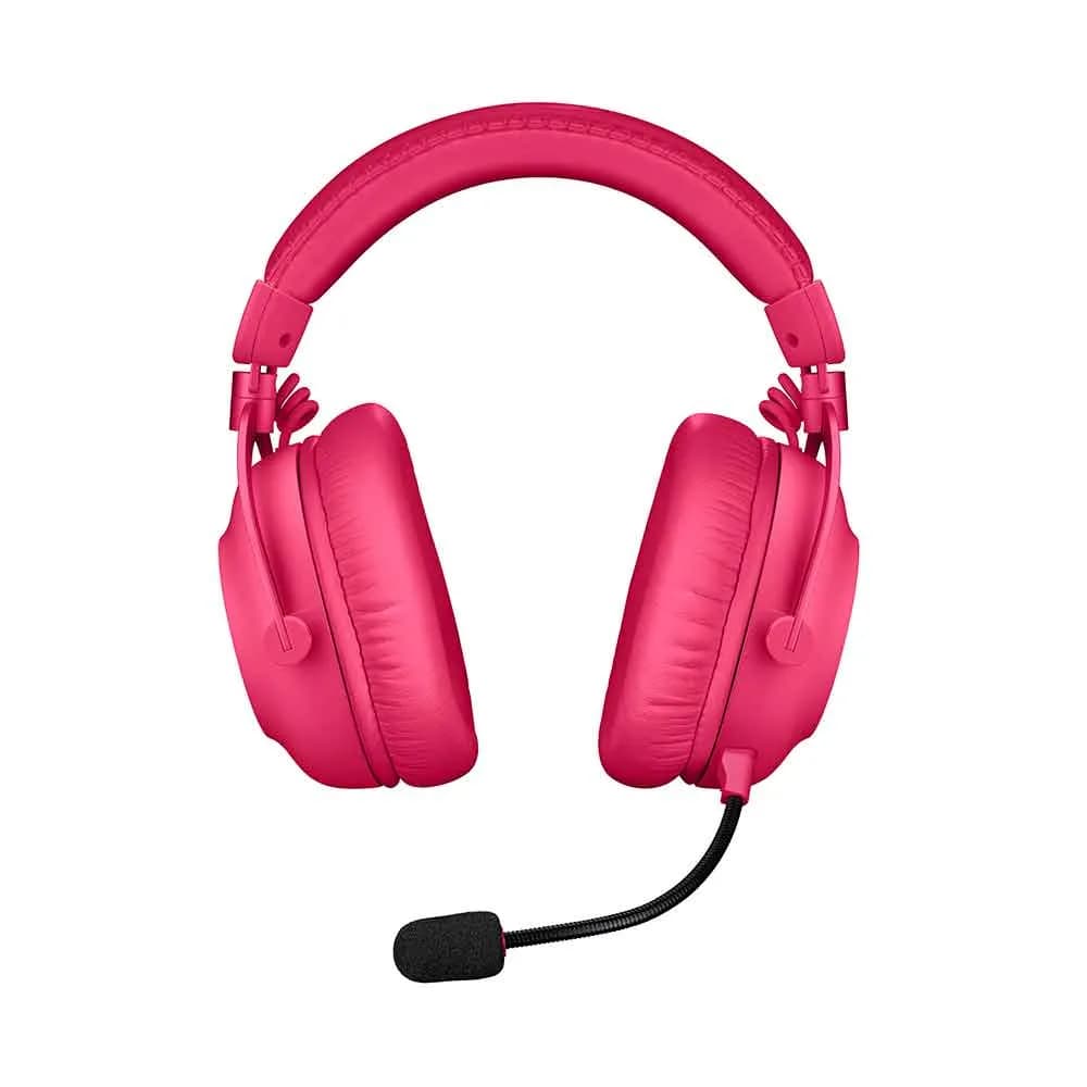 Headset Gamer Logitech G Pro x 2 Lightspeed sem Fio Magenta - 981-001274