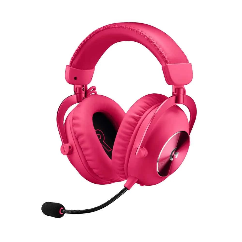 HEADSET GAMER LOGITECH G PRO X 2 LIGHTSPEED SEM FIO MAGENTA - 981-001274