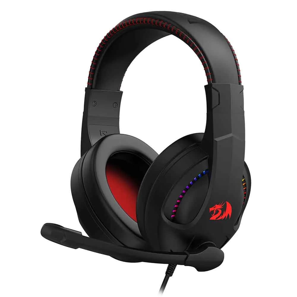Headset Gamer Redragon Cronus Preto RGB H211-RGB