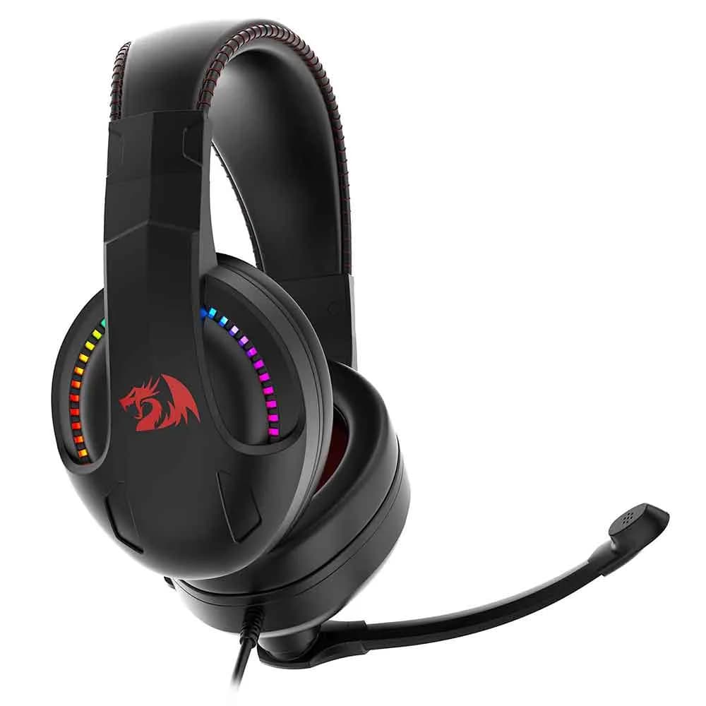 HEADSET GAMER REDRAGON CRONUS PRETO RGB H211-RGB