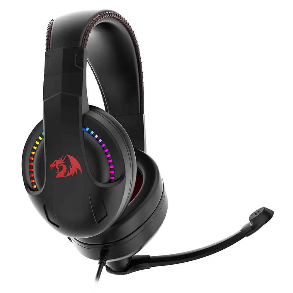 HEADSET GAMER REDRAGON CRONUS PRETO RGB H211-RGB