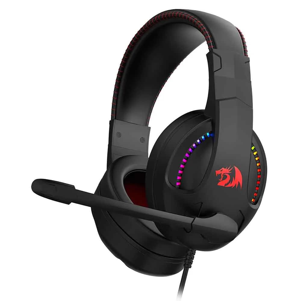 HEADSET GAMER REDRAGON CRONUS PRETO RGB H211-RGB