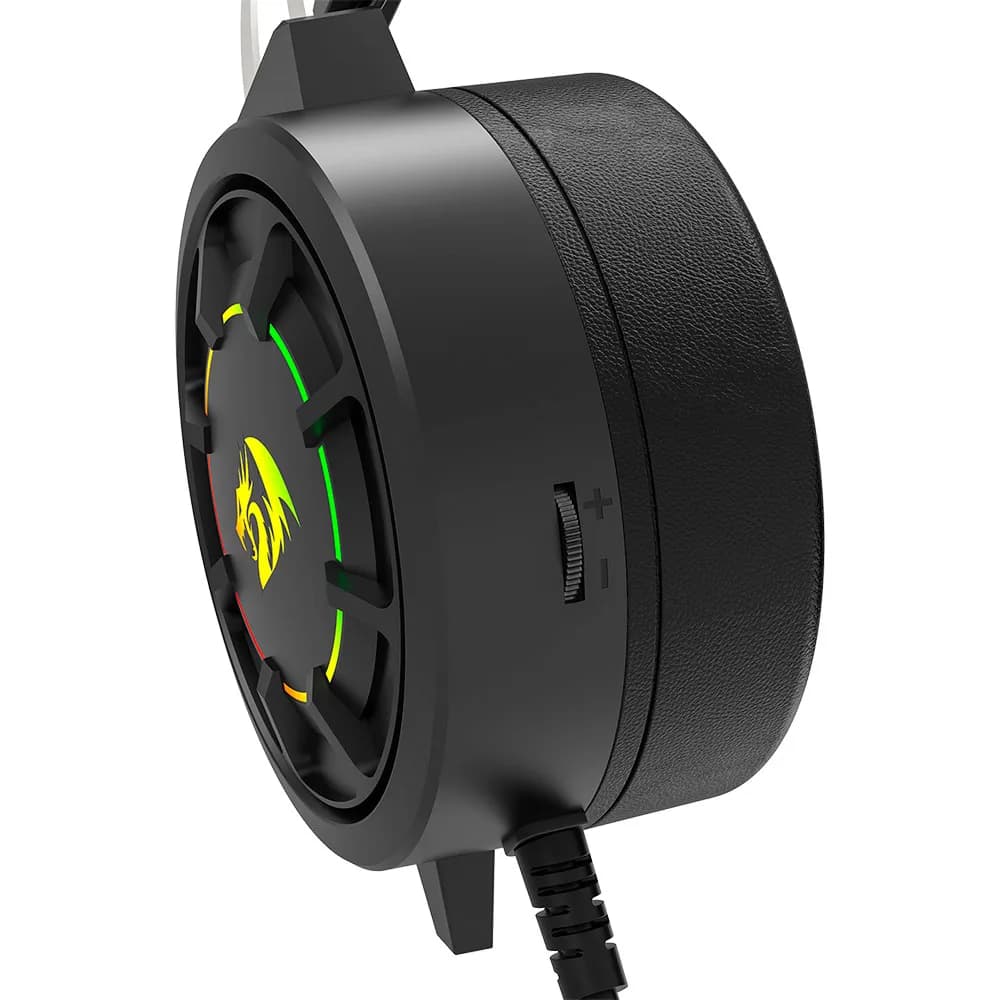 HEADSET GAMER REDRAGON GRENDEL RGB PRETO USB H314-RGB