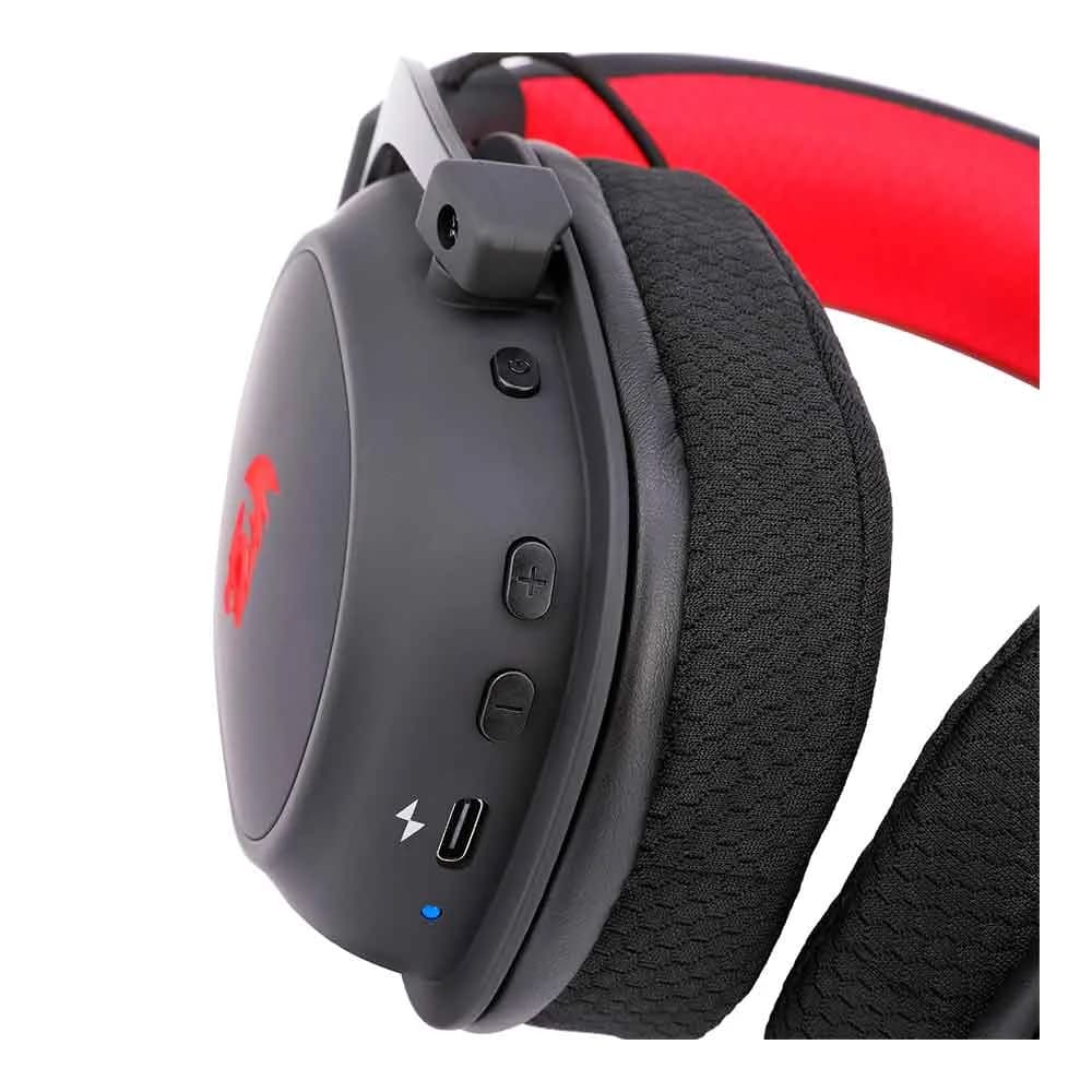 HEADSET GAMER REDRAGON SEM FIO ZEUS PRO PRETO H510-PRO