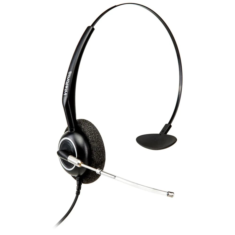 Headset Intelbras para Telefone THS 55 USB 4010055 Mono Preto