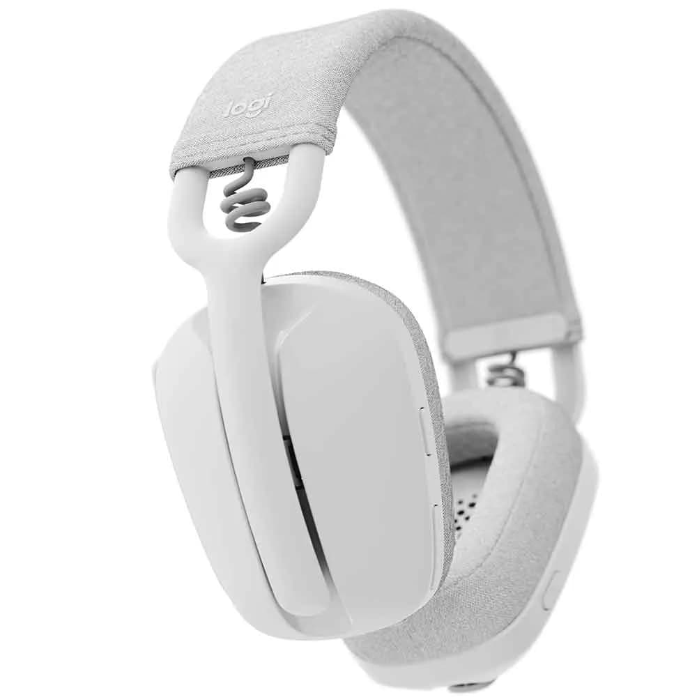 HEADSET LOGITECH ZONE VIBE 100 WIRELESS OFF WHITE - 981-001218