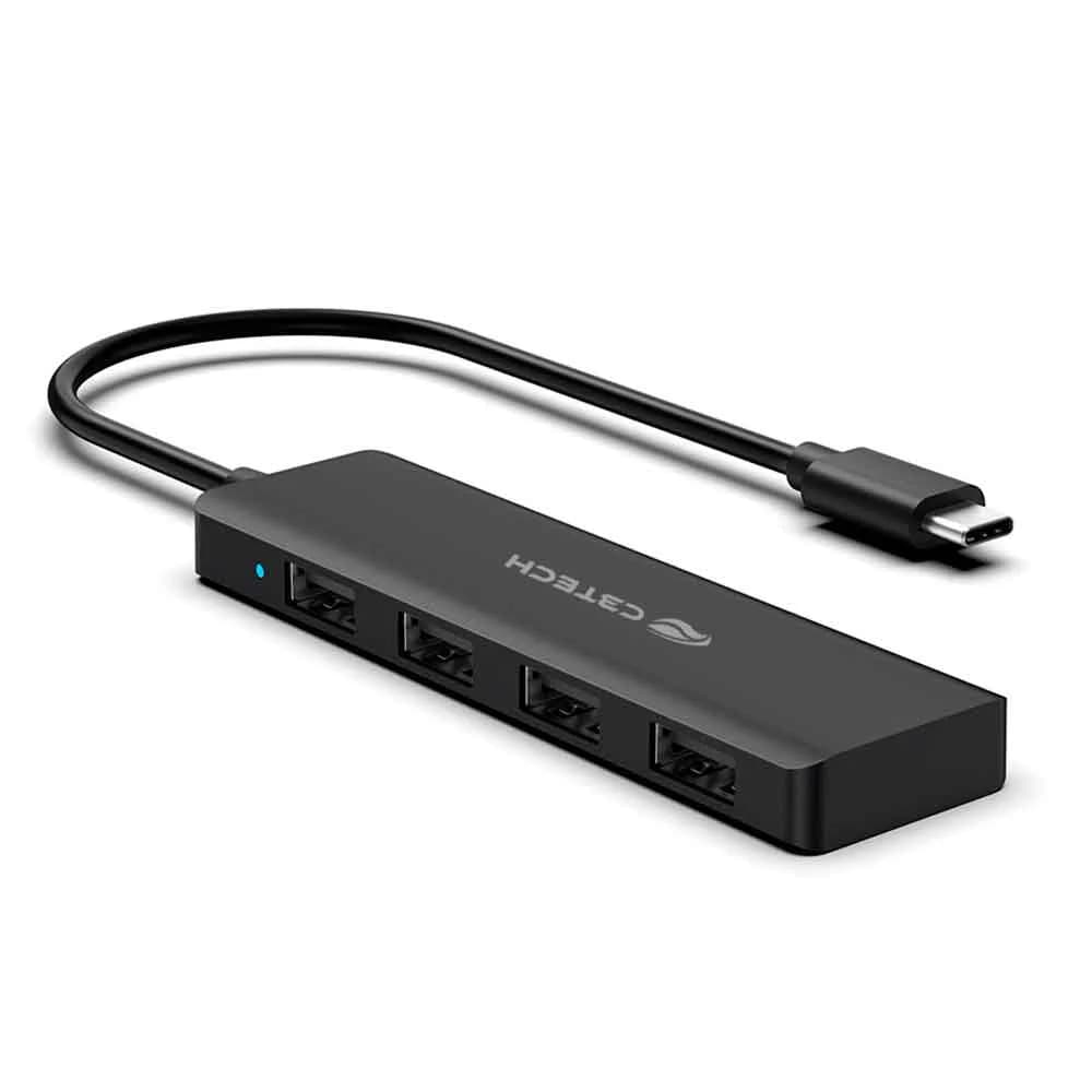 HUB USB C3TECH 2.0 4 PORTAS USB-USBC PRETO HU-C230BK