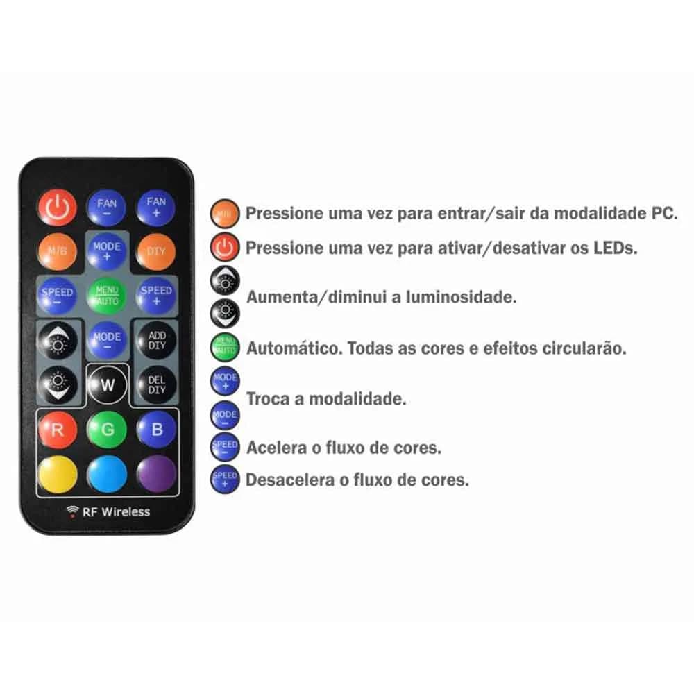 KIT COOLER K-MEX 120X120MM ARGB - AAMA TRANSLUCIDA