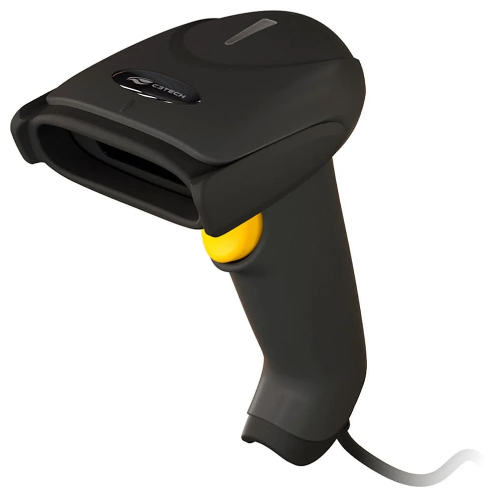 LEITOR DE CODIGO DE BARRAS LASER C3TECH LB-50BK C/ PEDESTAL