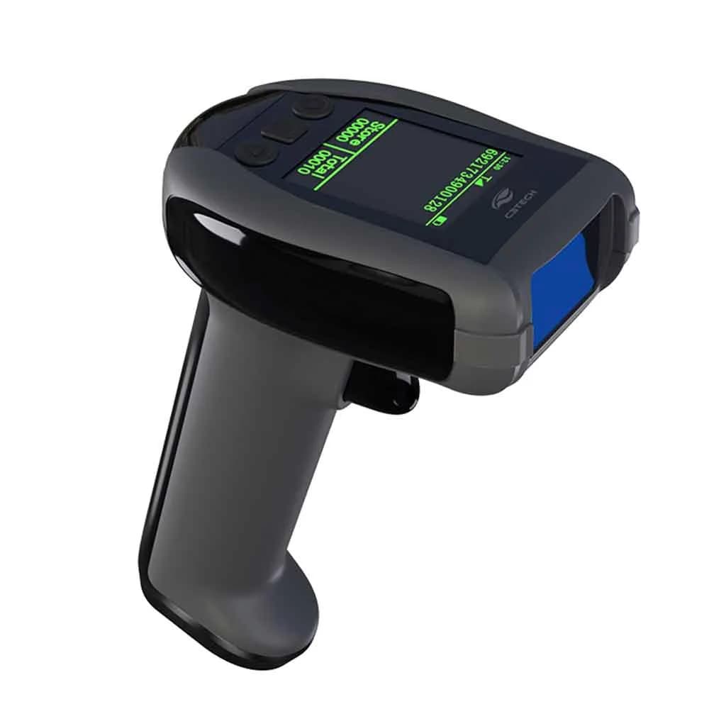LEITOR DE CODIGO DE BARRAS SEM FIO C3TECH 1D/2D LB-W400BK PRETO