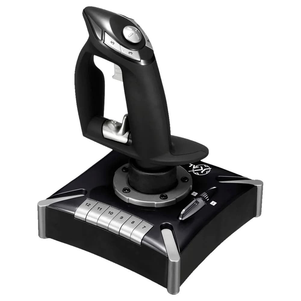 MANCHE E ACELERADOR PARA SIMULADOR DE VOO KALKAN MOBIUS PRETO KLK00006
