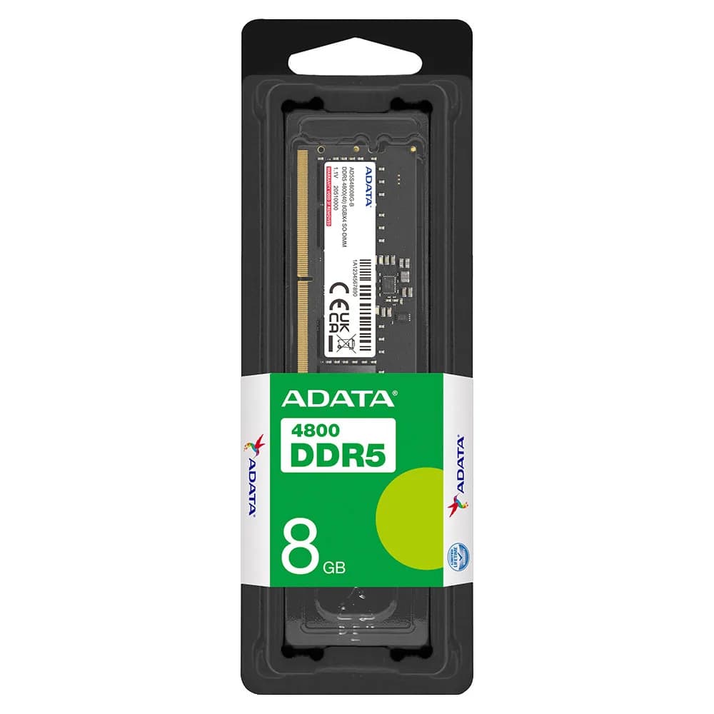 MEMORIA ADATA 8GB DDR5 4800HZ NOTEBOOK - AD5S48008G-S
