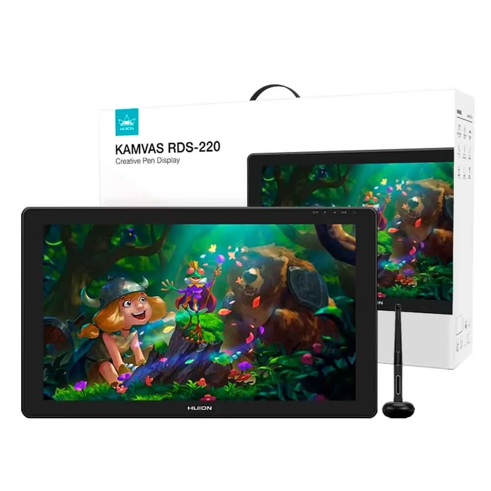 MESA DIGITALIZADORA RDS220 HUION KAMVAS - TAMANHO 22", TELA QHD 2,5K