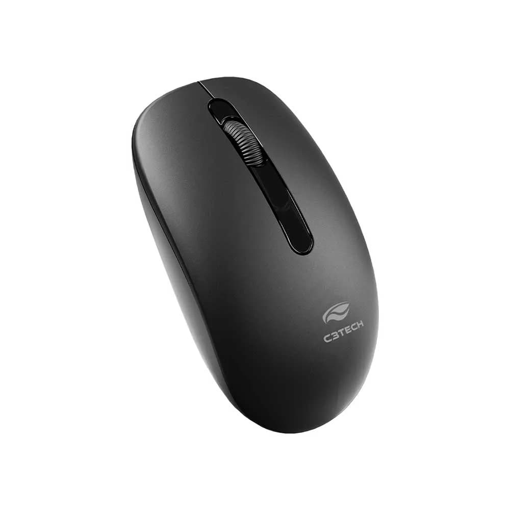 MOUSE C3TECH SEM FIO PRETO M-W15BK