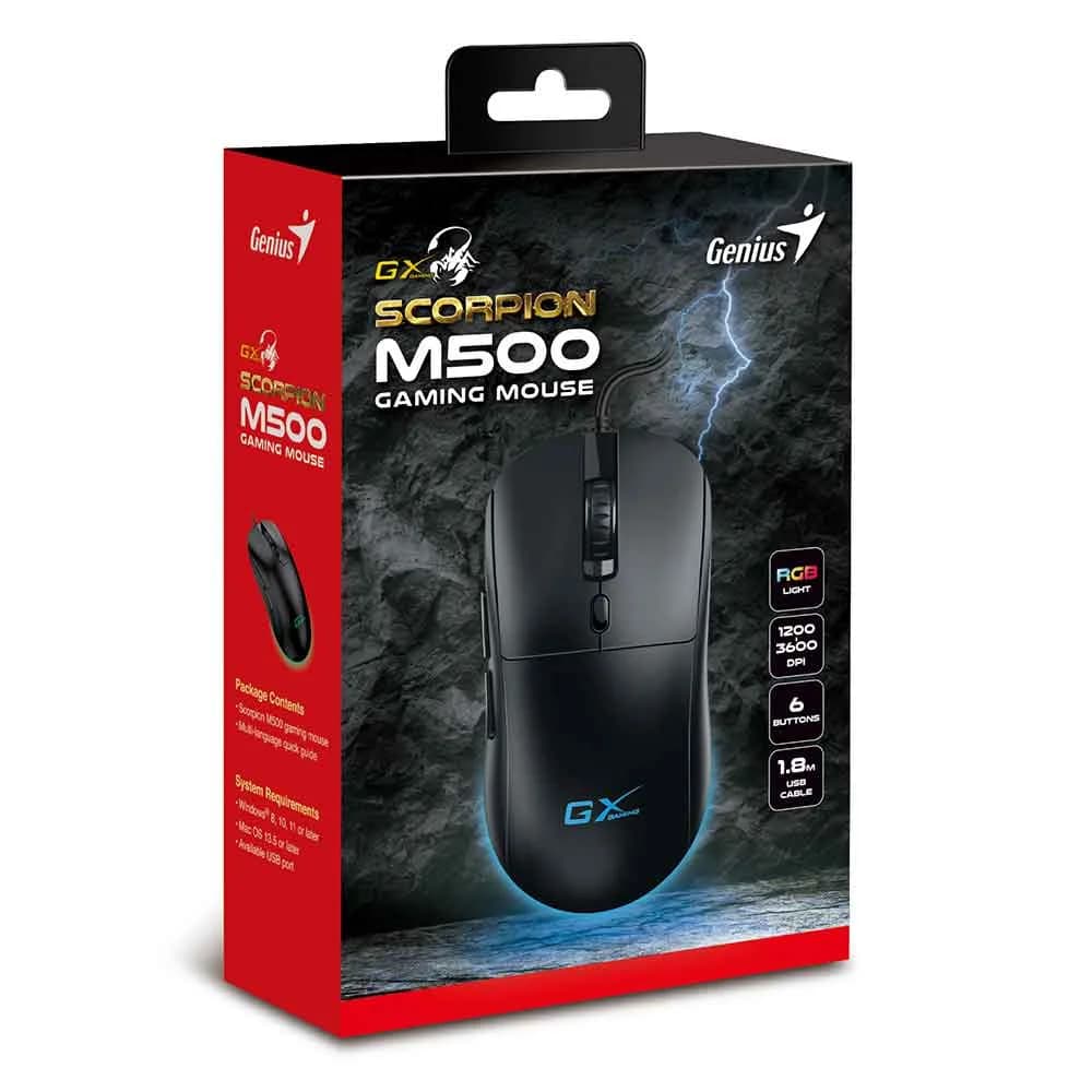 MOUSE GAMER GENIUS SCORPION M500