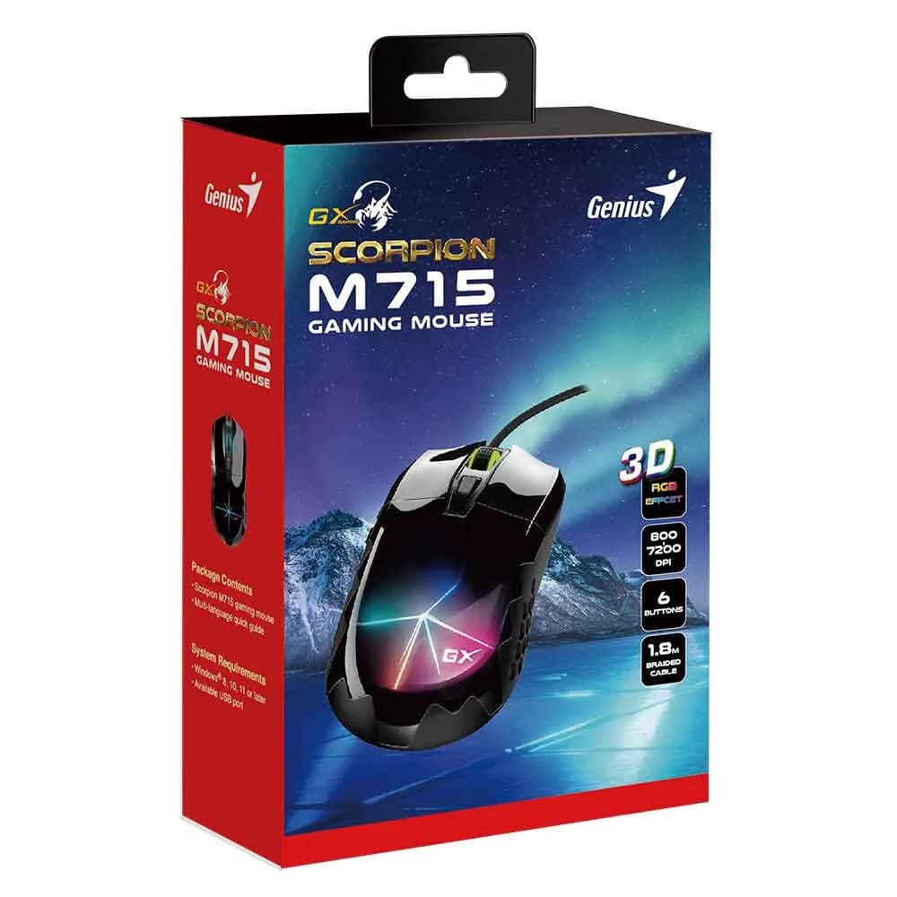 MOUSE GAMER GENIUS SCORPION M715
