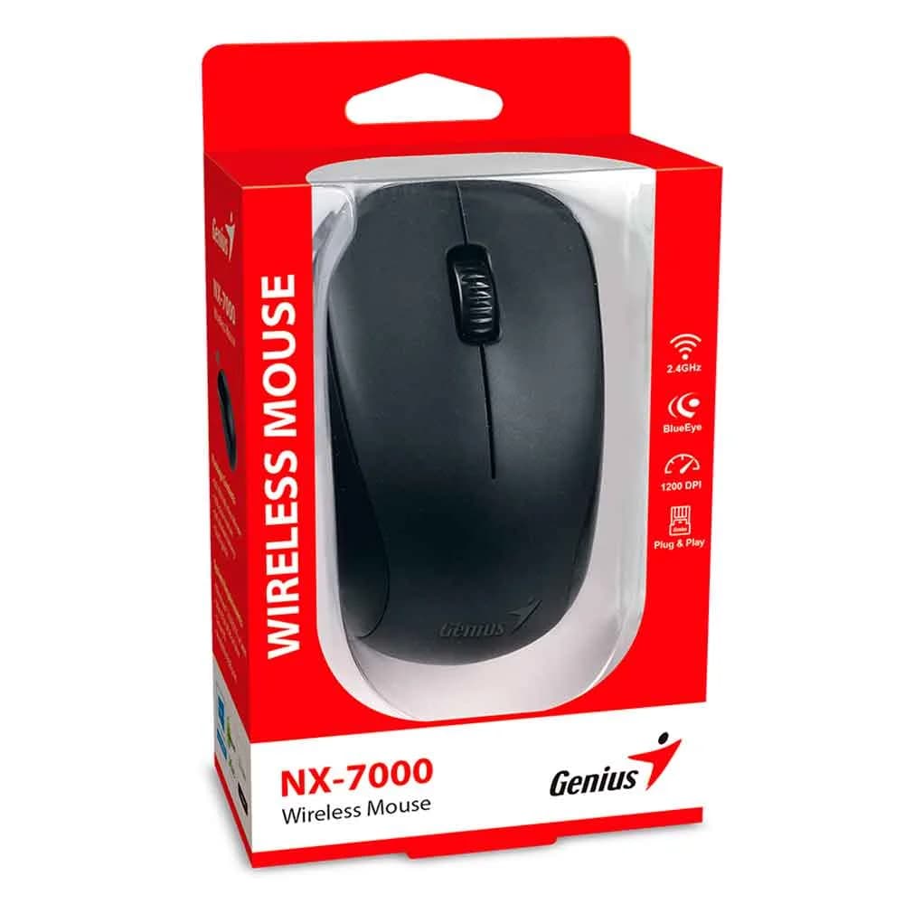 MOUSE GENIUS NX-7000 SEM FIO PRETO