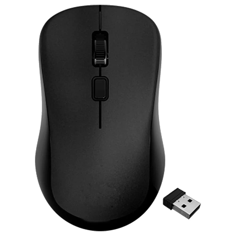 MOUSE K-MEX MAA7F4 SEM FIO PRETO DPI AJUSTAVEL