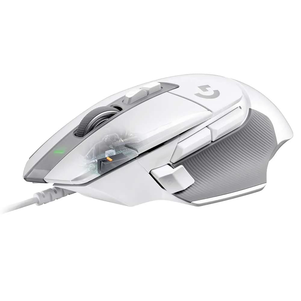 MOUSE LOGITECH GAMER G G502X USB COM FIO BRANCO - 910-006145