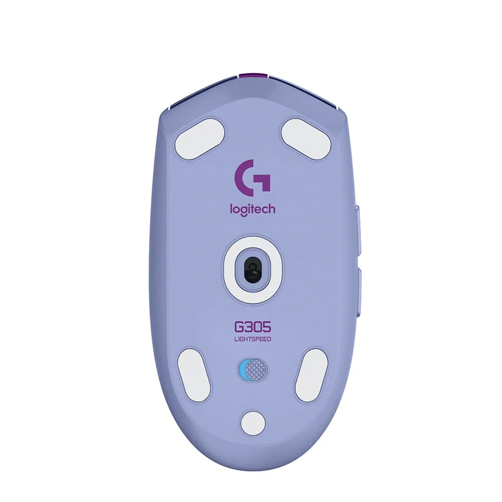 MOUSE LOGITECH GAMER G305 LIGHTSPEED SEM FIO OPT USB LILAS