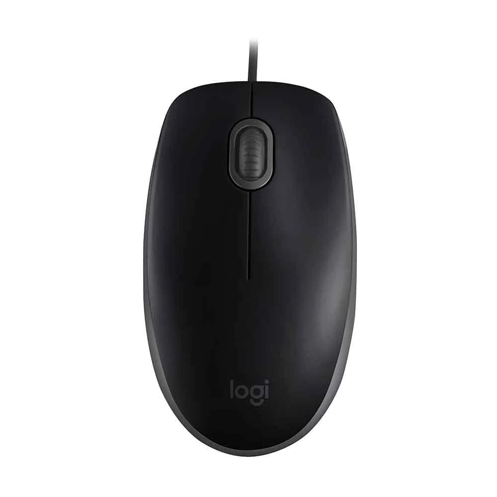 MOUSE LOGITECH M110 SILENT BLACK C/ FIO - 910-006756