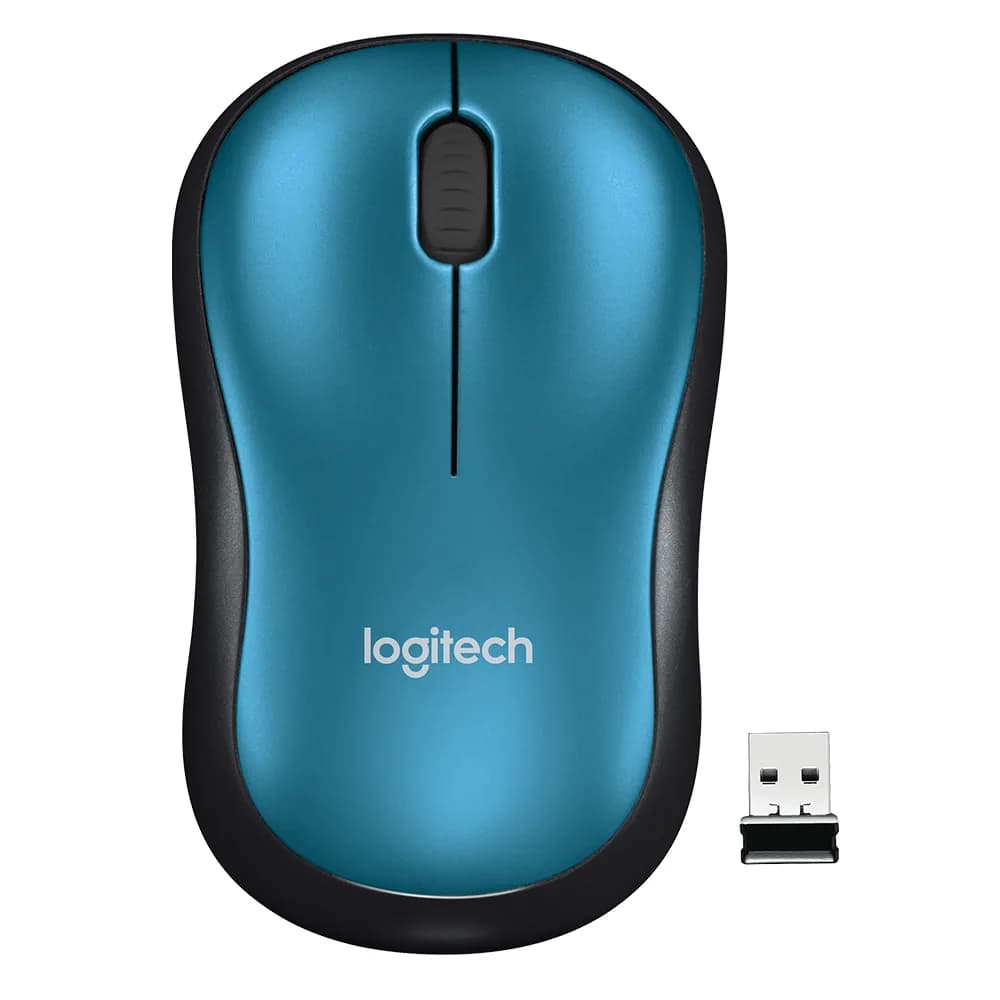 Mouse Logitech M185 sem Fio RC/Nano Azul