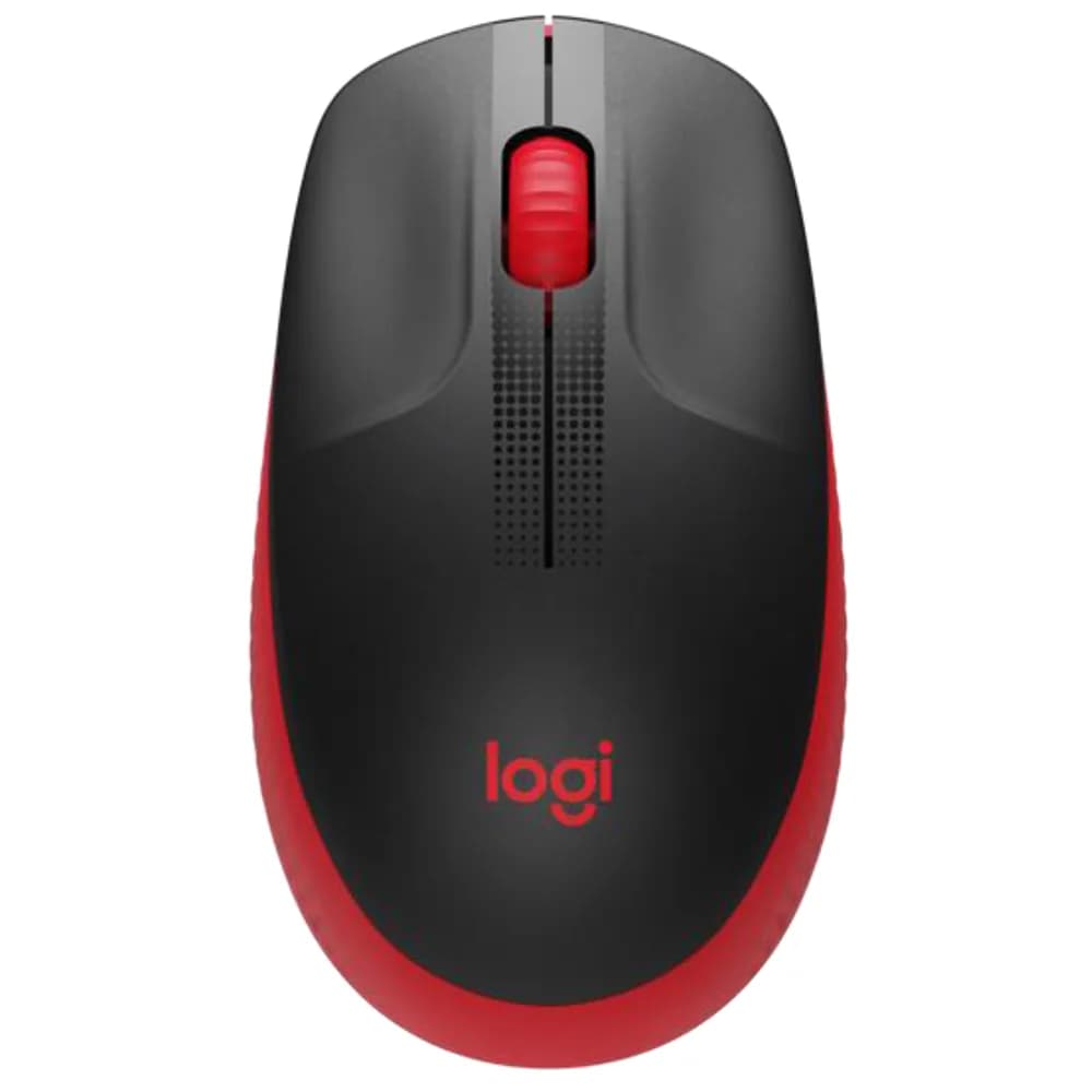 MOUSE LOGITECH M190 SEM FIO VERMELHO